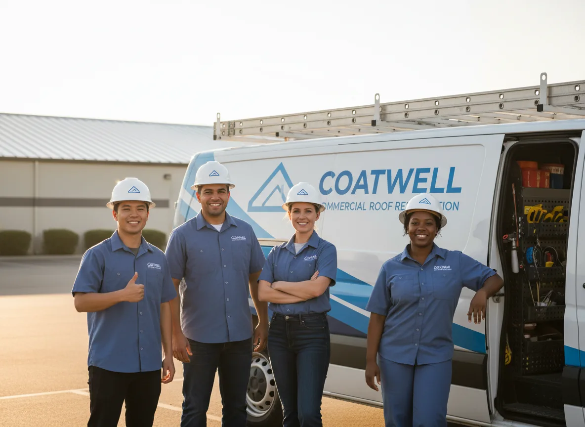 Commercial roof coating company in Harts, WV